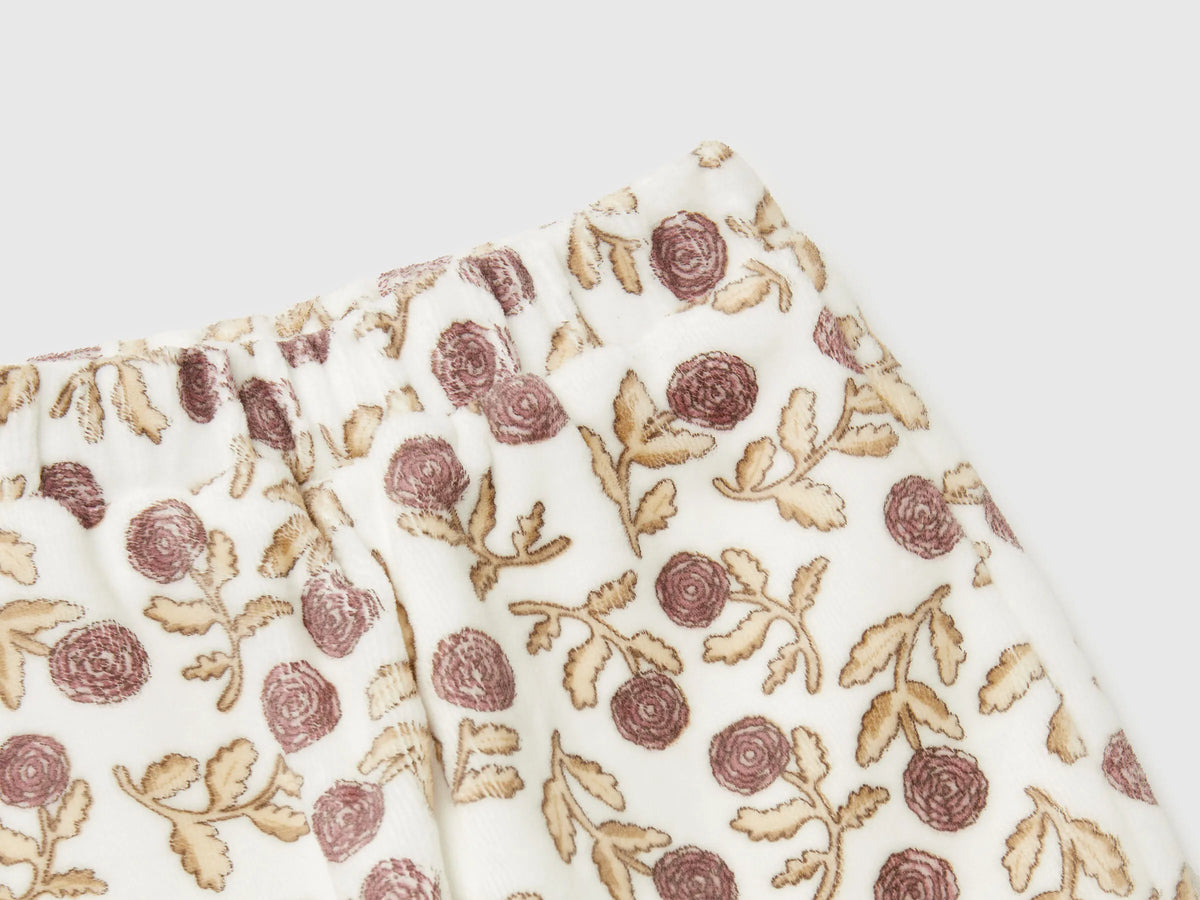 Benetton_White_Floral Set in Chenille_3EOAAK01E_71P_03