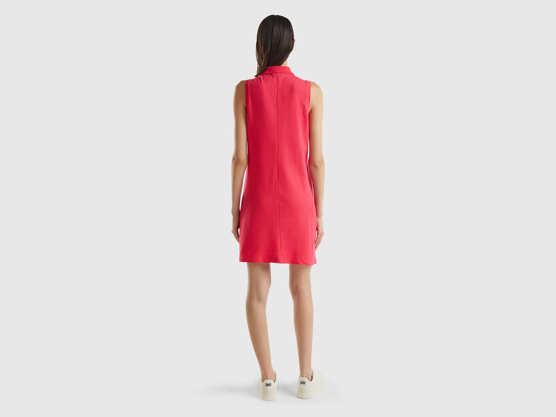 Fuschia Polo-Style Dress_3F9HDV01N_34L_02