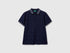 Benetton_Micro Patterned Polo Shirt in Pure Cotton_3H35C301V_64W_01