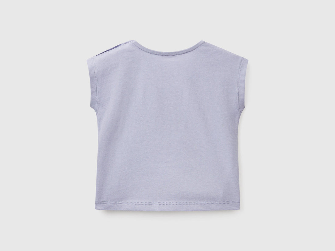 Benetton_Boxy Fit T-Shirt in Organic Cotton_3I1XA105X_2M2_02