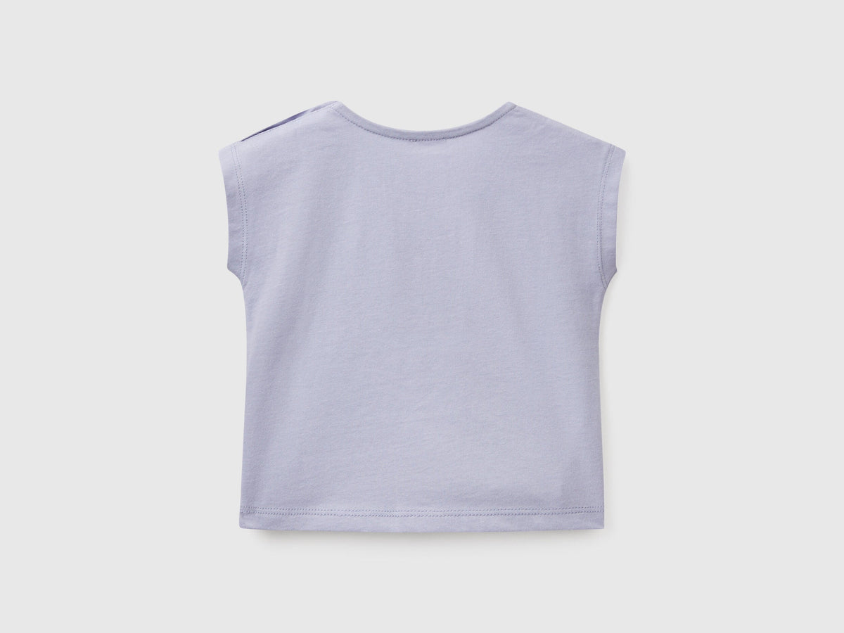 Benetton_Boxy Fit T-Shirt in Organic Cotton_3I1XA105X_2M2_02