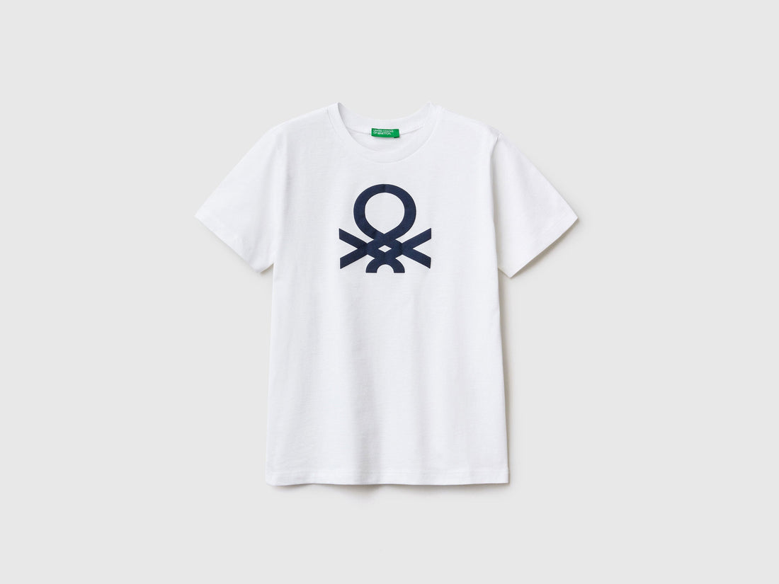 Organic Cotton T Shirt With Logo_3I1Xc10Bi_901_01