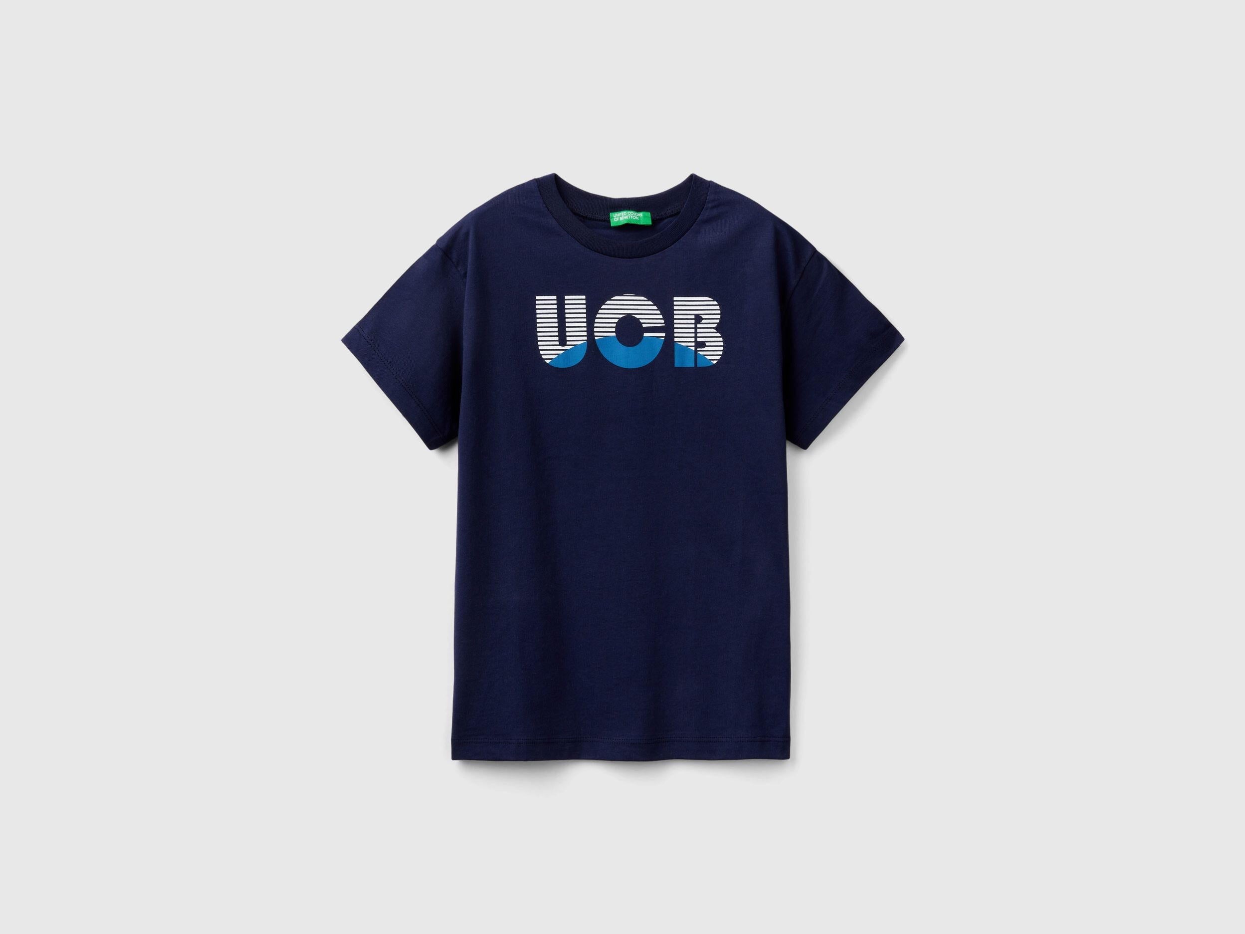 100% Organic Cotton T-Shirt With Logo_3I1XC10IL_252_01