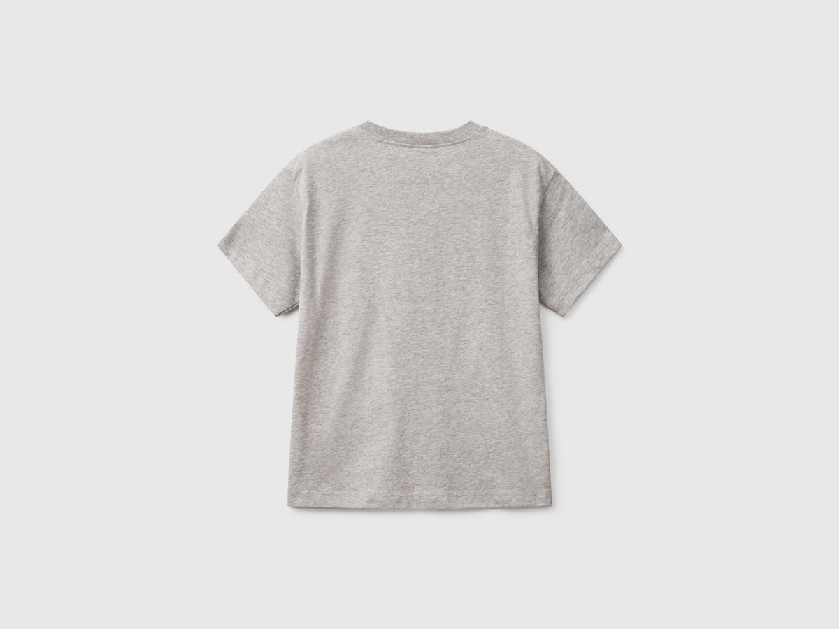 Benetton_Short Sleeve T-Shirt in 100% Cotton_3I1XC10N3_501_02