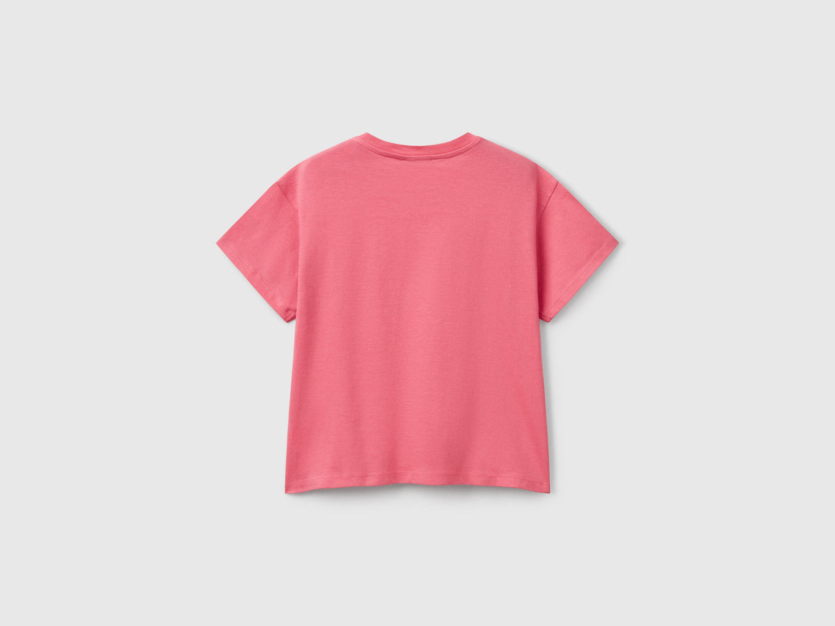Benetton_T-Shirt with Print And Sequins_3I1XC10NY_11F_02