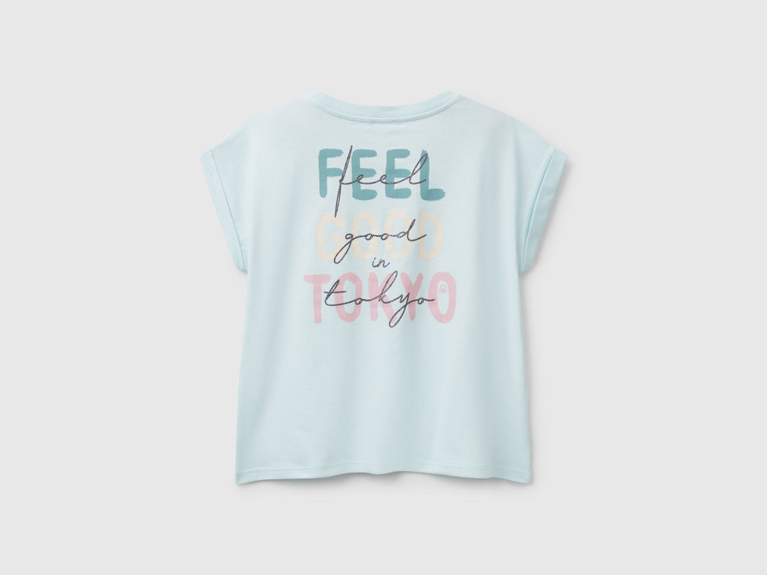 Benetton_Boxy Fit T-Shirt with Print and Glitter_3I1XC10NZ_0U4_02