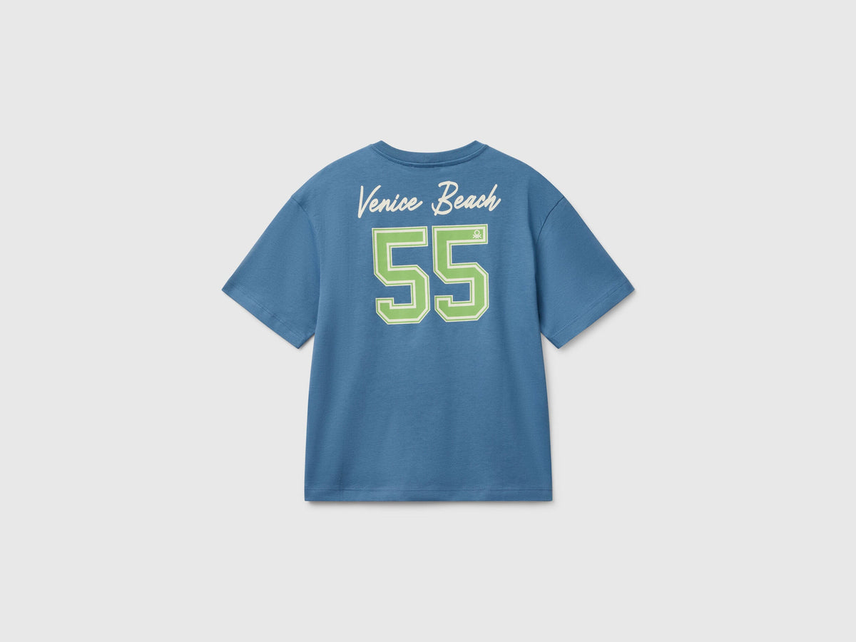 Benetton_Short Sleeve T-Shirt in Organic Cotton_3I1XC10O4_11W_02