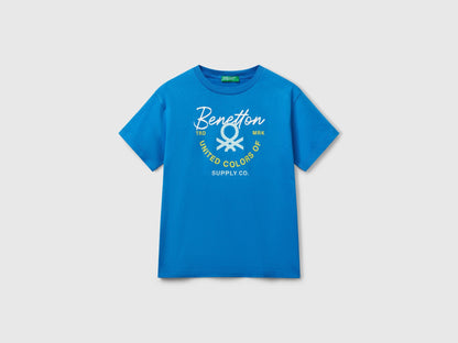 Benetton_T-Shirt with Logo_3I1XC10OO_05Q_01