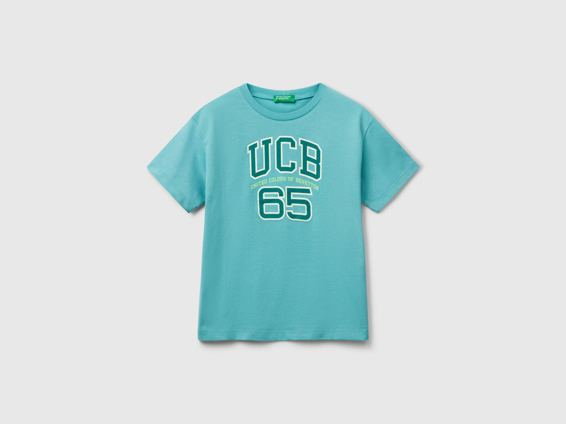 Benetton_T-Shirt with Logo_3I1XC10OO_08N_01