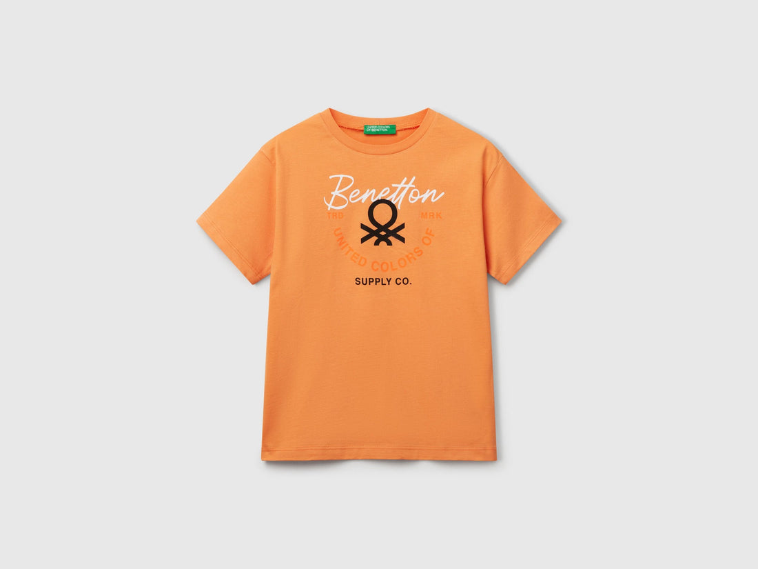 Benetton_T-Shirt with Logo_3I1XC10OO_2L2_01