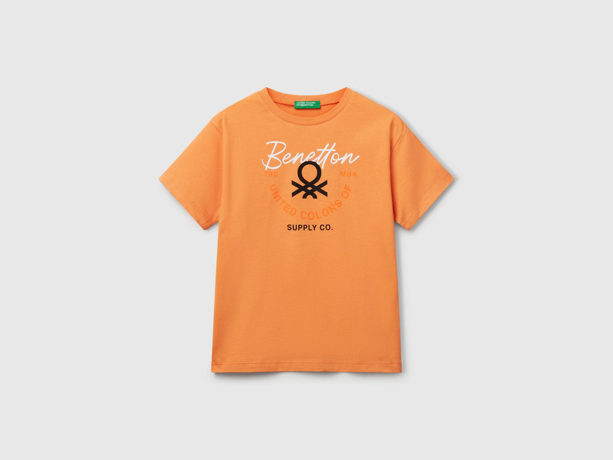 Benetton_T-Shirt with Logo_3I1XC10OO_2L2_01