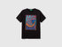 Benetton_Cotton T-Shirt with Print_3I1XC10P7_100_01