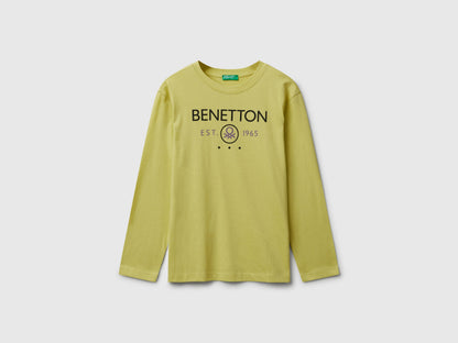Benetton_Yellow_Cotton T-Shirt_3I1XC10Q3_0Y6_01