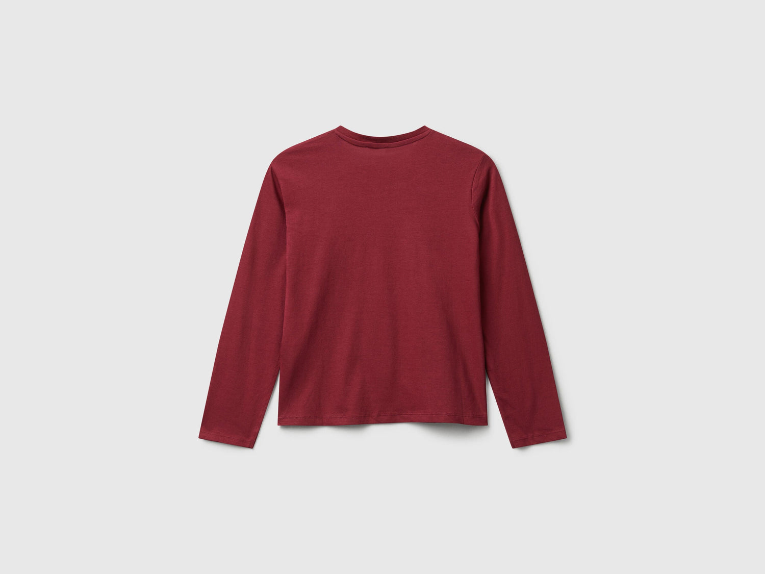 Benetton_Creamy White_Cotton T-Shirt with Sequins_3I1XC10QJ_074_02