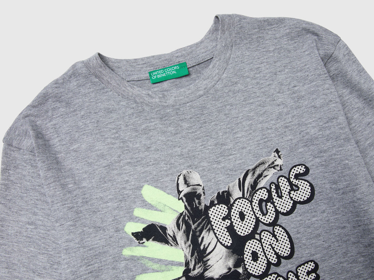 Benetton_Light Gray_T-Shirt with Print_3I1XC10QR_501_03