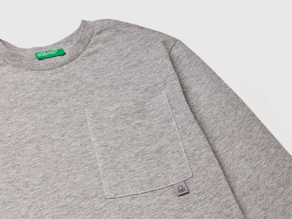 Benetton_Light Gray_T-Shirt with Bold Print_3I1XC10QS_501_03