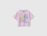 Benetton Lilac Girls Care Bears T-Shirt SKU: 3I1XC10SM_00L Image 01