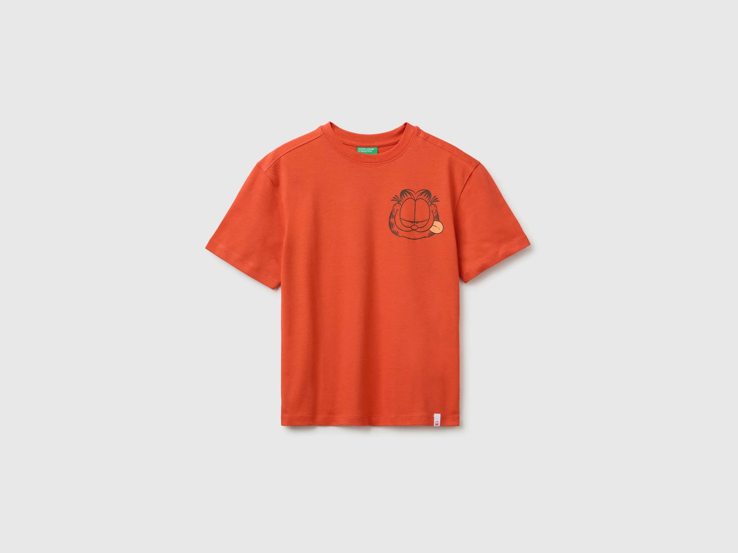 Benetton Red Boys Garfield T-Shirt SKU: 3I1XC10TK_34Y Image 01
