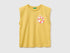 Benetton Yellow Girls T-Shirt with a Puffy Effect SKU: 3I1XC10TX_22R Image 01