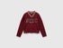 Benetton_Burgundy_T-Shirt with Sequin Embroidery_3I1XC400E_236_01