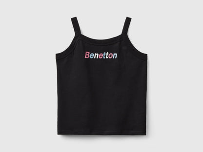 Tank Top With Glittery Logo Print_3I1XCH01E_100_01