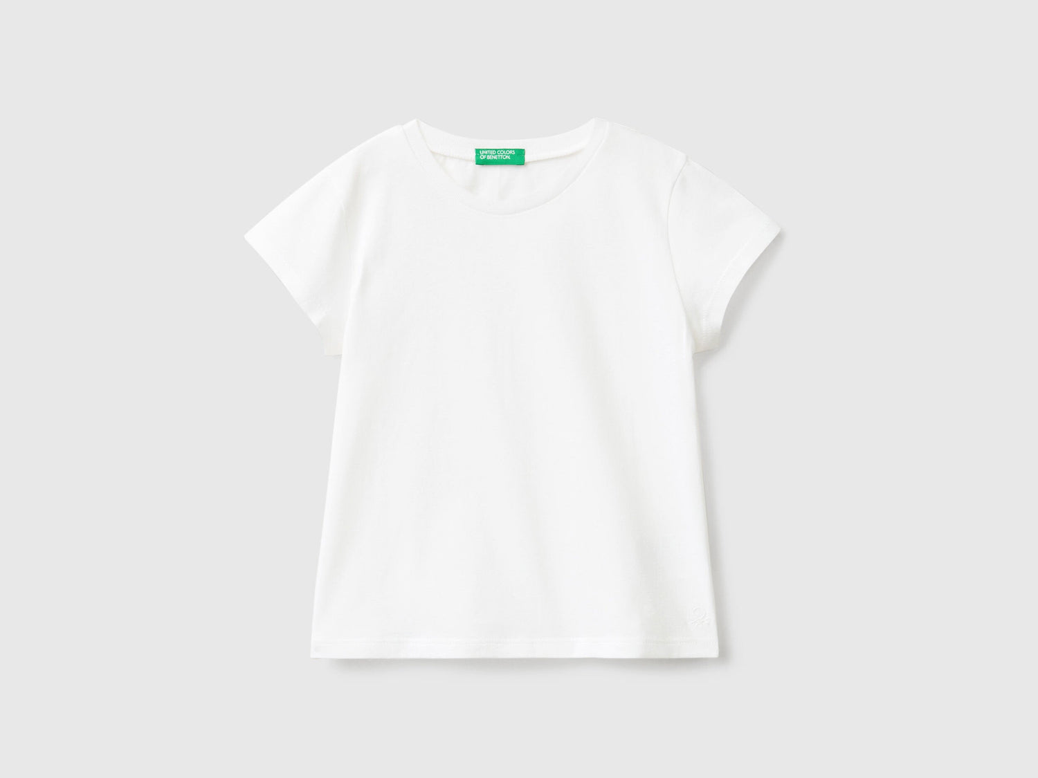 Benetton_100% Organic Cotton T-Shirt_3I1XG106Y_101_01