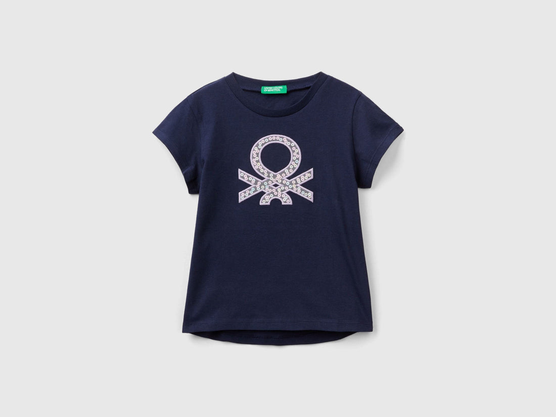 T Shirt In Organic Cotton With Embroidered Logo_3I1Xg10Er_252_01