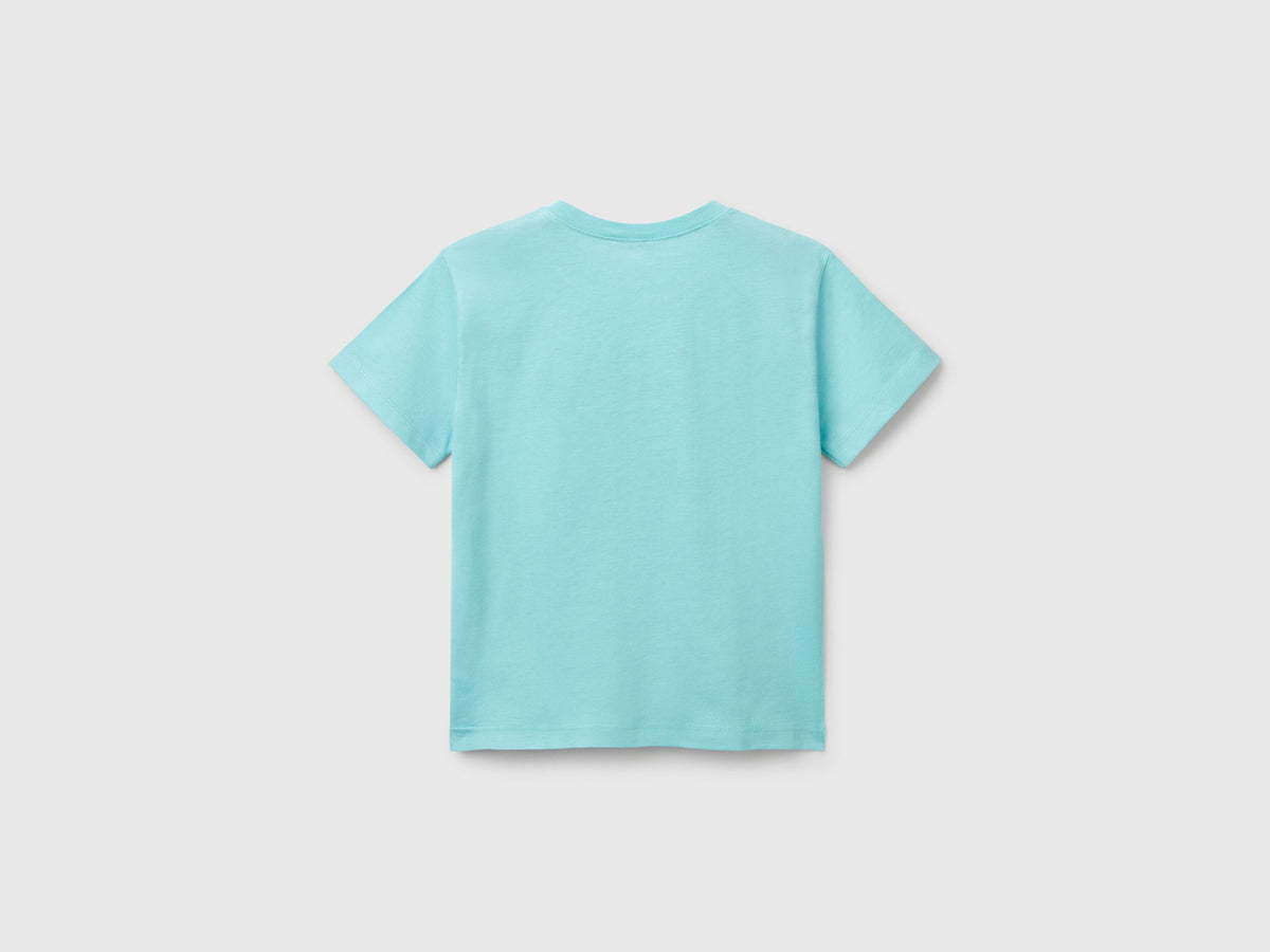 Benetton_T-Shirt with Logo Print_3I1XG10HT_18T_02