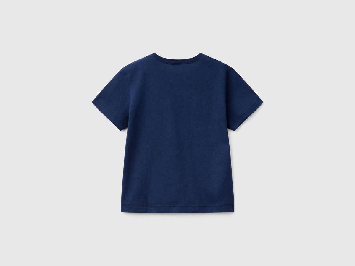 Benetton_T-Shirt with Logo Print_3I1XG10HT_252_02
