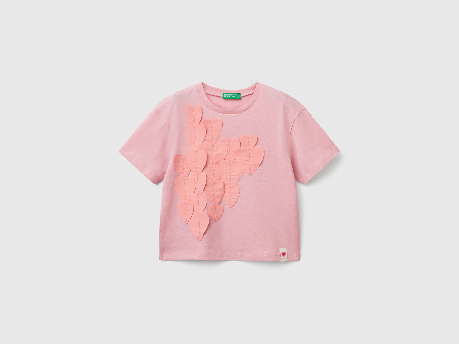 Benetton_T-Shirt with Applique_3I1XG10IK_09J_01