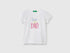 Benetton_T-Shirt in Organic Cotton with Glitter_3I1XG10J2_101_01