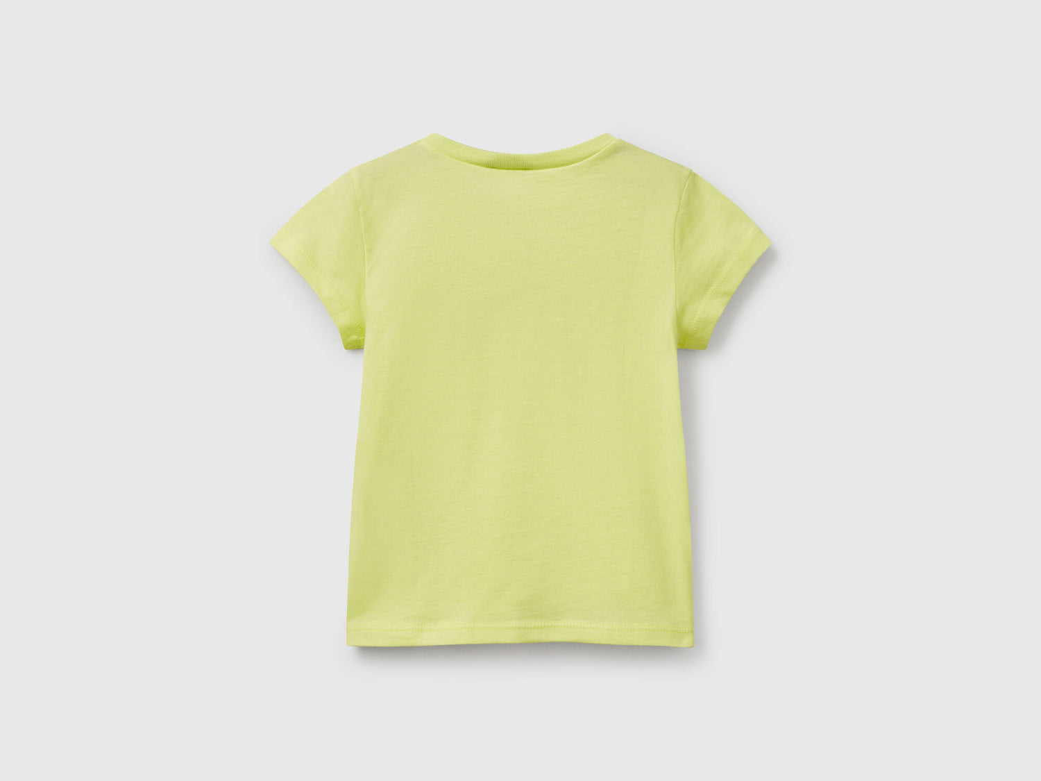 Benetton_T-Shirt in Organic Cotton with Glitter_3I1XG10J2_18A_02