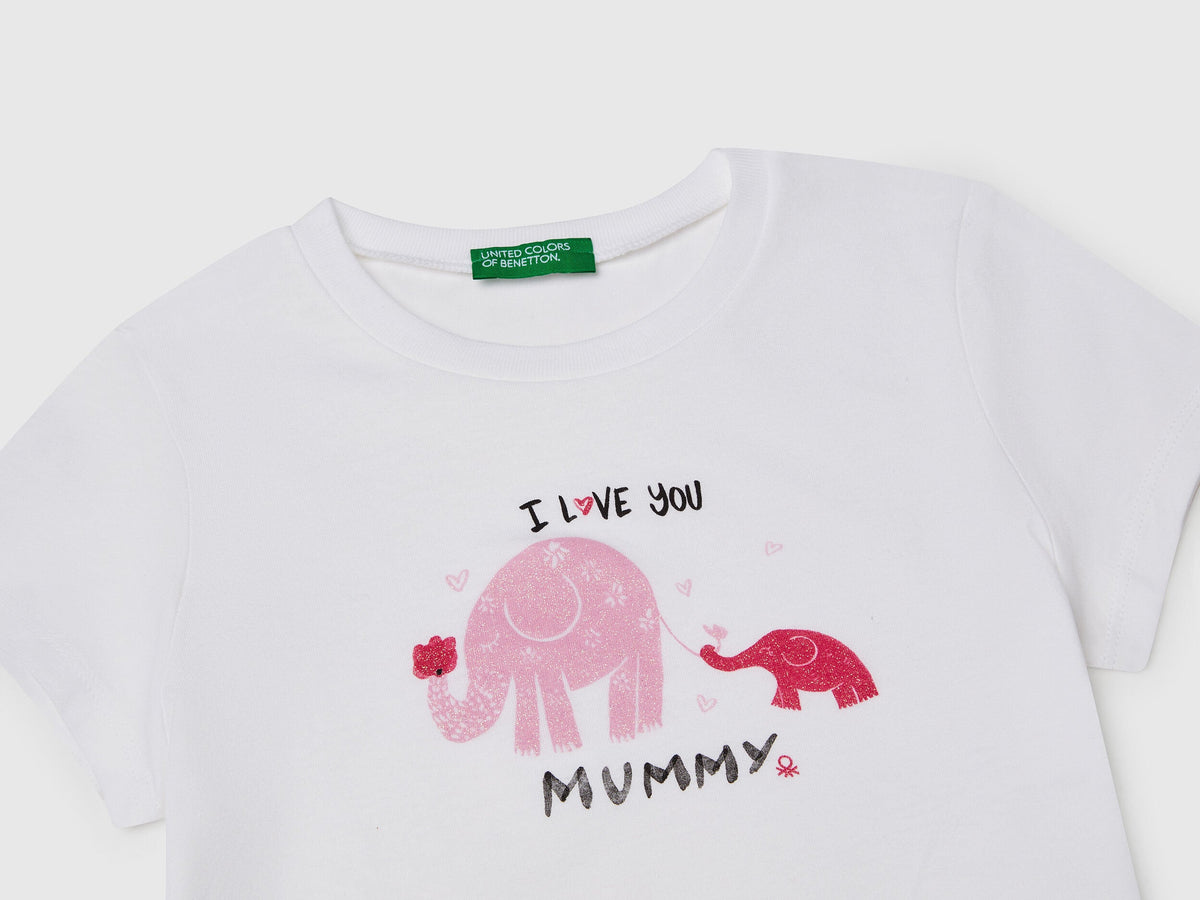 Benetton_Regular Fit T-Shirt with Glitter_3I1XG10JJ_901_03