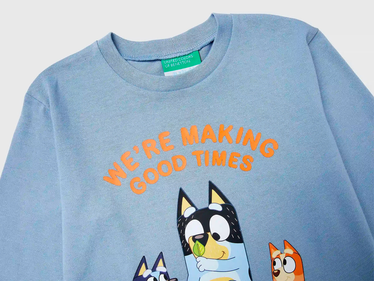 Benetton_Light Blue_T-Shirt with Bluey ©Ludo Studio Print_3I1XG10KH_0W2_03