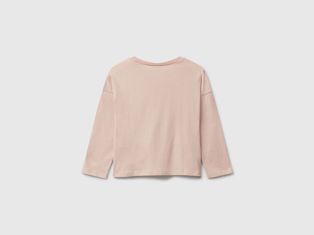 Benetton_Soft Pink_T-Shirt with Applique_3I1XG10KL_12U_02