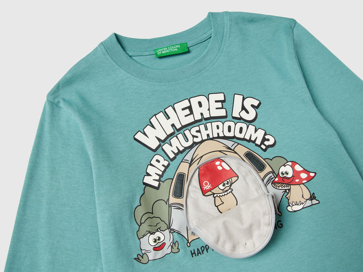 Benetton_Sky Blue_T-Shirt with Shark Print and Applique_3I1XG10KQ_33K_03