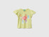 Benetton Lime Girls Care Bears T-Shirt with Glitter SKU: 3I1XG10MC_0M4 Image 01