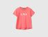 Benetton Multi-Color Girls T-Shirt with Print and Embroidery SKU: 3I1XG10N1_35Q Image 01