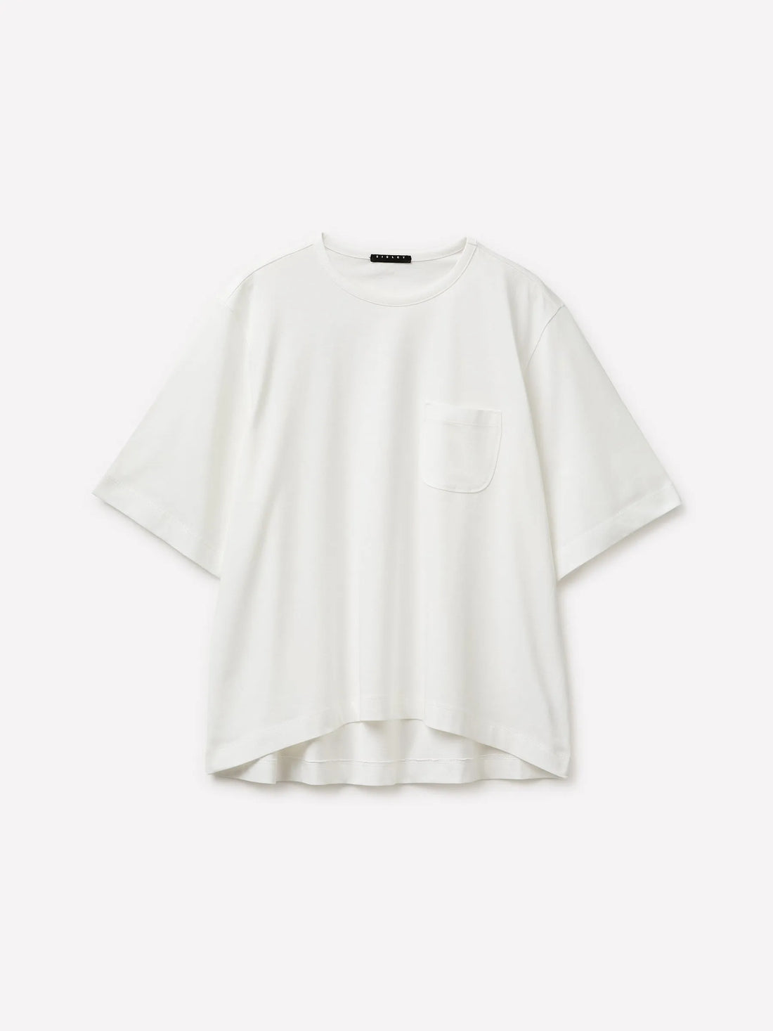 Sisley White Women Flared T-Shirt in Pure Cotton SKU: 3I1XL108S_074 Image 01