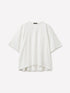 Sisley White Women Flared T-Shirt in Pure Cotton SKU: 3I1XL108S_074 Image 01