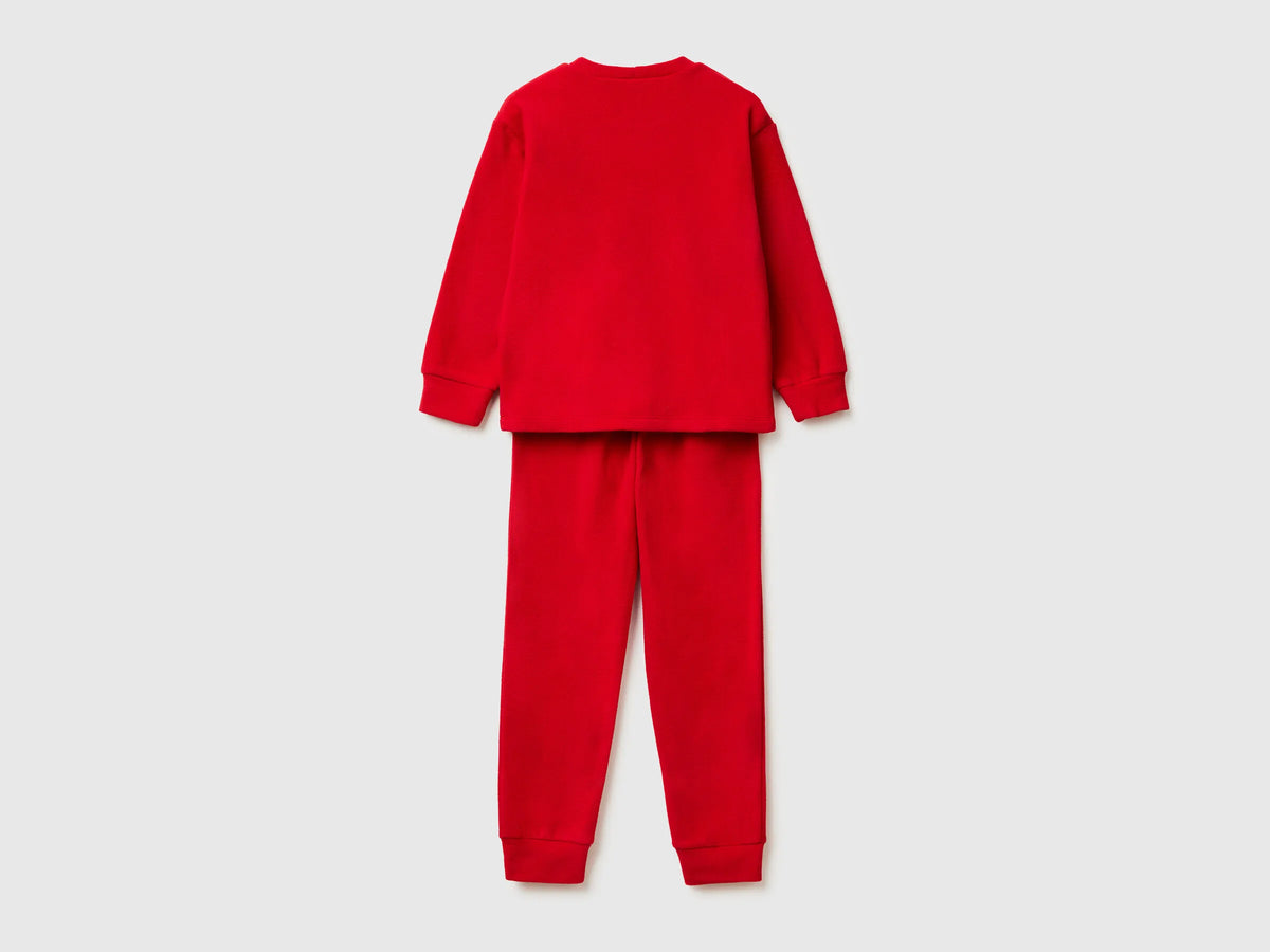 Benetton Red Girls Minnie Mouse ©Disney Christmas Pyjamas SKU: 3I470P09M_2Z4 Image 02