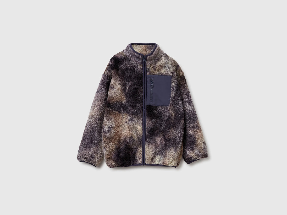 Benetton_Multi-color_Sweatshirt in Faux Fur_3IQBC505K_901_01