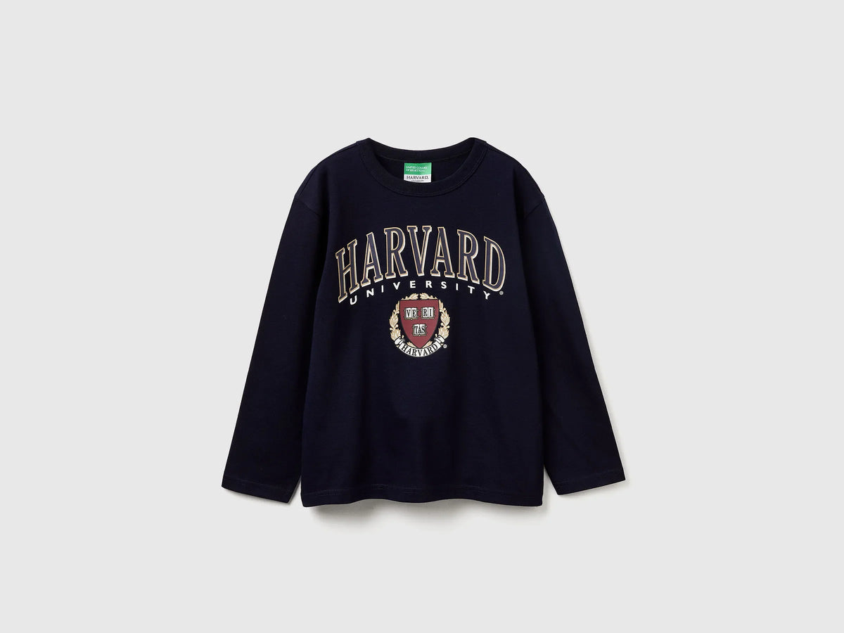 Benetton_Dark Blue_Crew Neck Sweatshirt ©Harvard University_3IVWC10PW_016_01