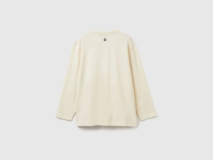 Benetton_Creamy White_Crew Neck Sweatshirt ©Harvard University_3IVWC10PW_3C9_02