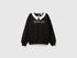 Black Wednesday Addams Collared Sweatshirt_3J68C10MD_100_01