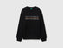 Benetton_Black_Sweatshirt with Glittery Logo Print_3J68C10Q0_100_01