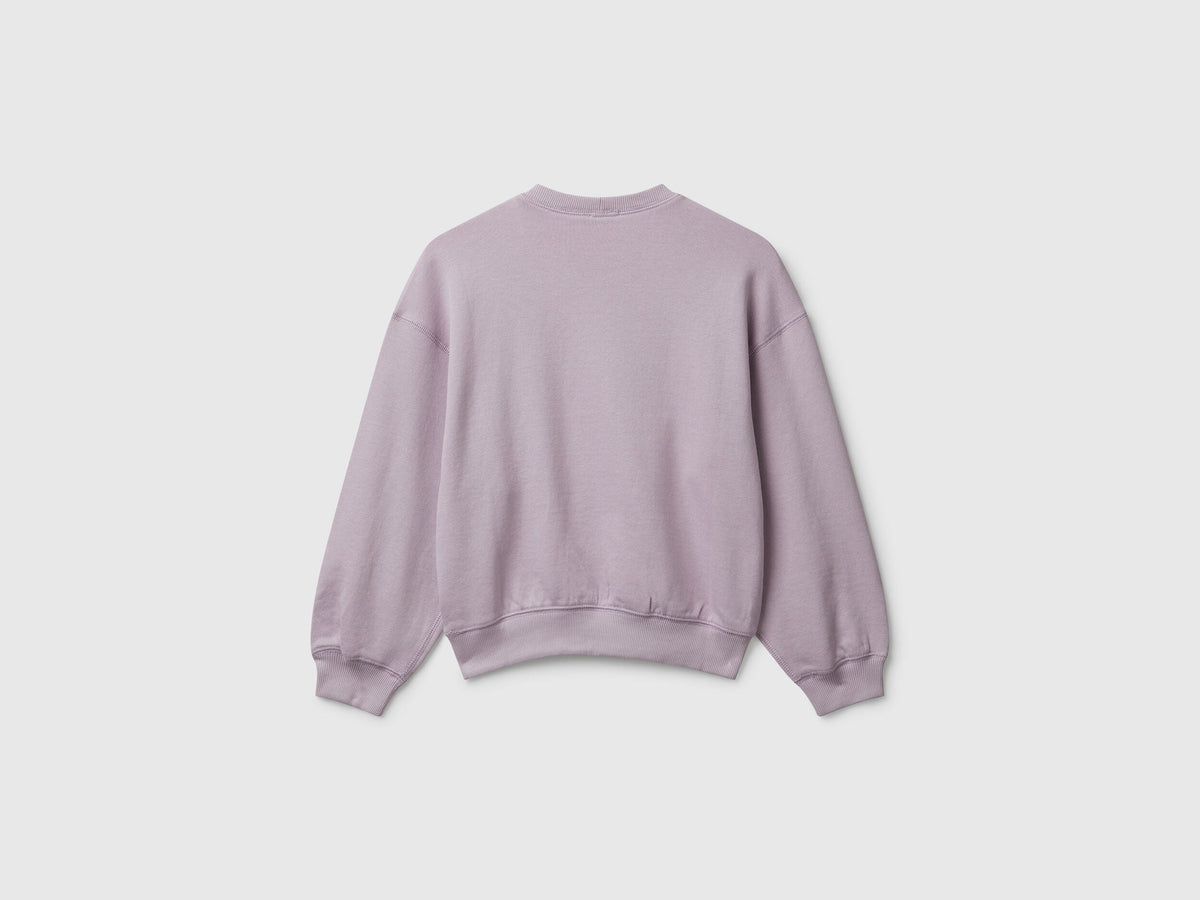 Benetton_Lavender_Sweatshirt with Sequins_3J68C10QI_0W1_02
