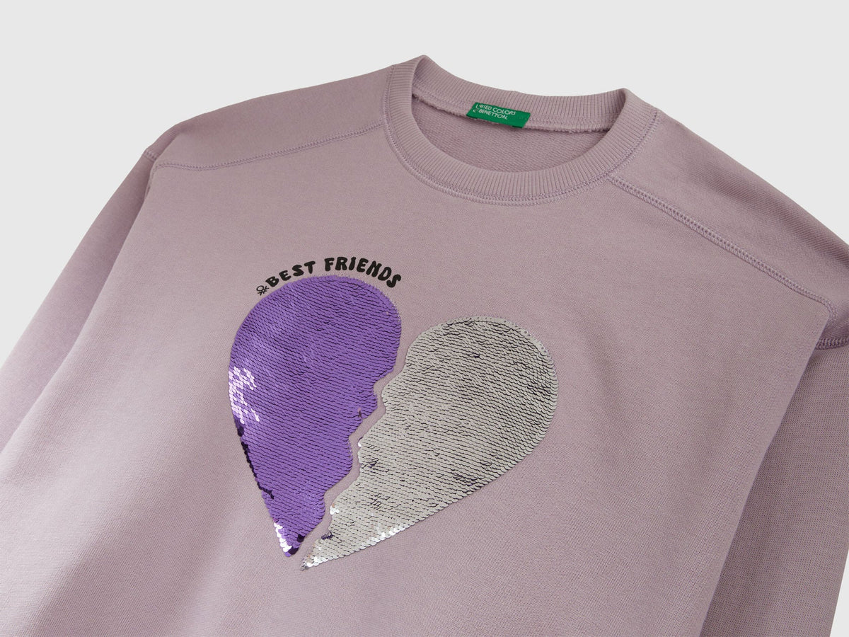 Benetton_Lavender_Sweatshirt with Sequins_3J68C10QI_0W1_03