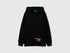 Benetton_Black_Hoodie in Cotton_3J68C204V_100_01