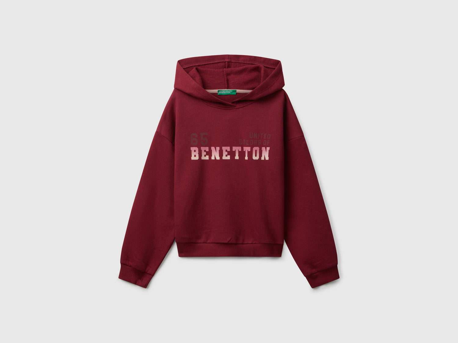 Benetton_Burgundy_Sweatshirt with Print_3J68C204W_236_01